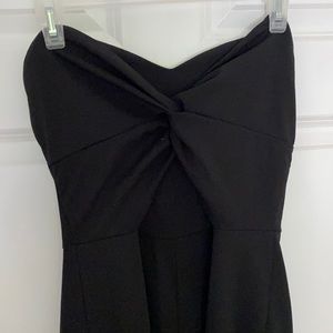Black sweetheart jumpsuit